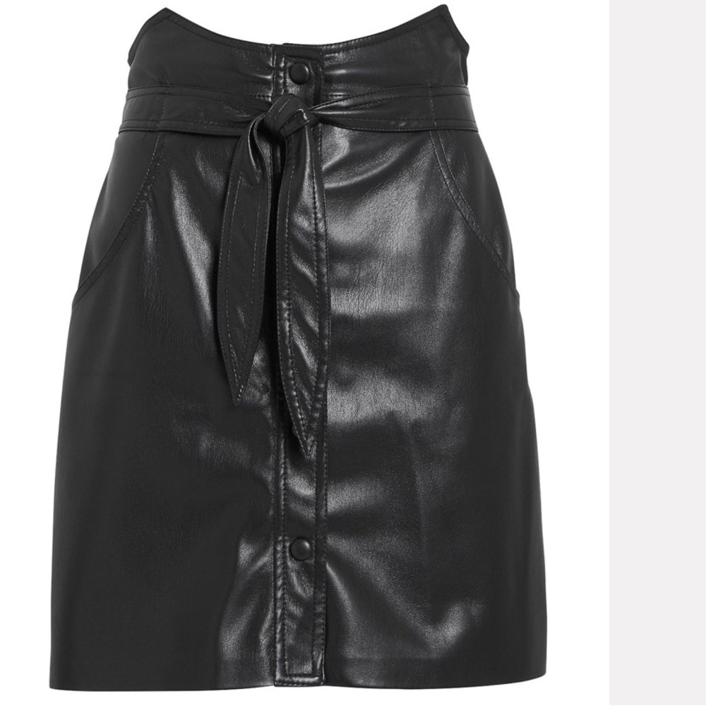 Nanushka Faux Leather Skirt